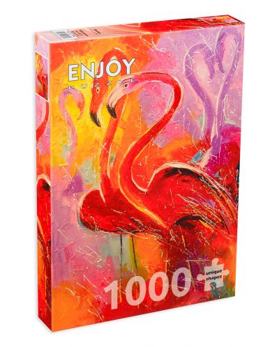 Puzzle Enjoy de 1000 de piese - Flamingo - 1